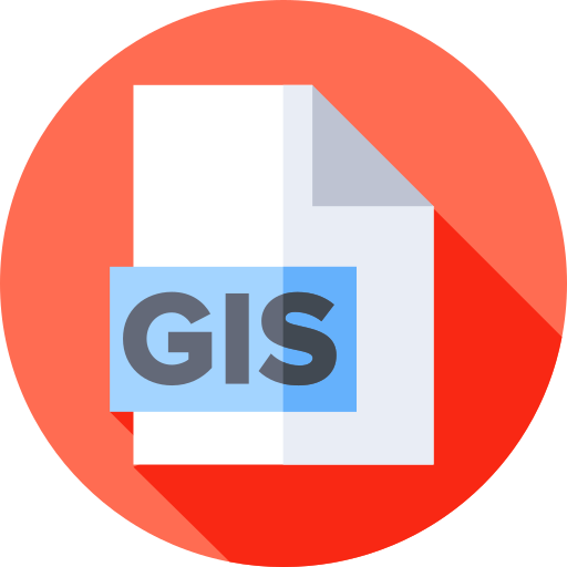 gis Flat Circular Flat icono