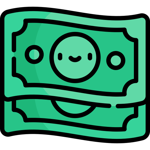 geld Kawaii Lineal color icon