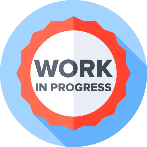 Work in progress Flat Circular Flat icon