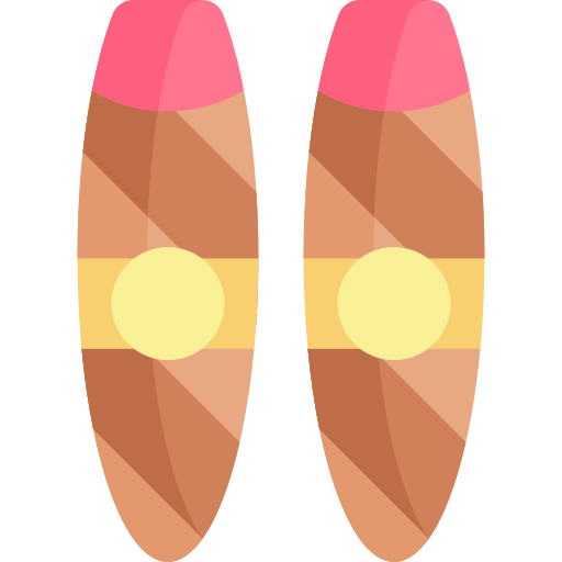 cigarro Kawaii Flat icono