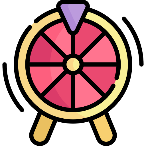 gioco della lotteria Kawaii Lineal color icona