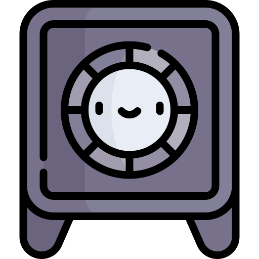 Safebox Kawaii Lineal color icon