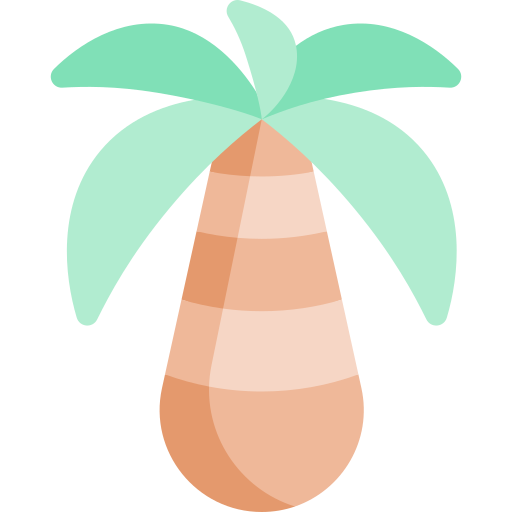 palme Kawaii Flat icon