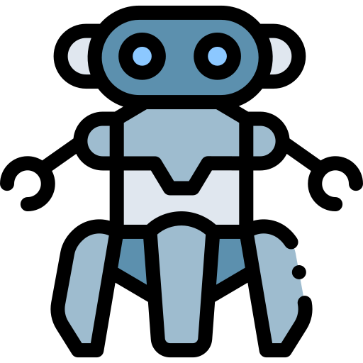 Robot Detailed Rounded Lineal color icon