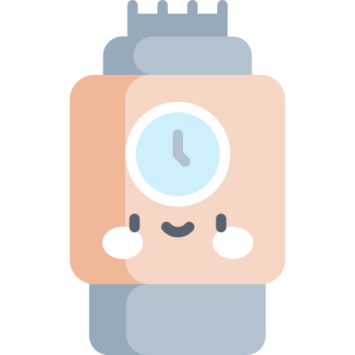 Tower clock Kawaii Flat icon