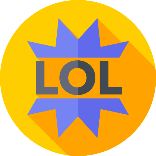 lol Flat Circular Flat icoon