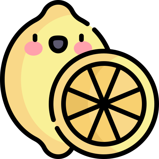 レモン Kawaii Lineal color icon