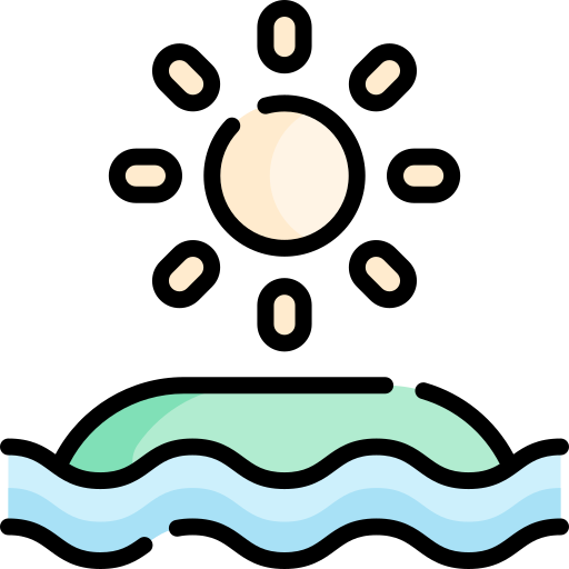sole Kawaii Lineal color icona