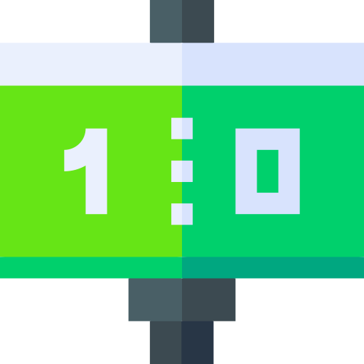 Scoreboard Basic Straight Flat icon