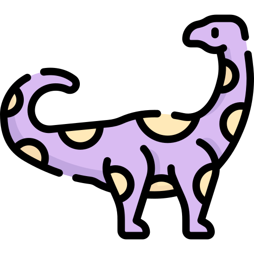 apatosaurio Special Lineal color icono