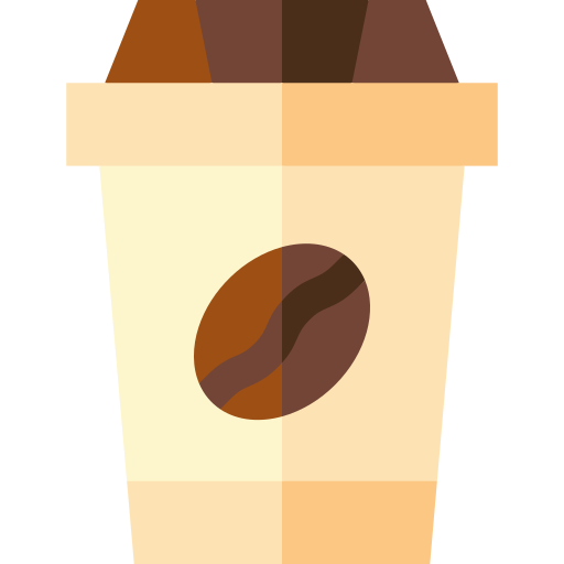 tazza di caffè Basic Straight Flat icona