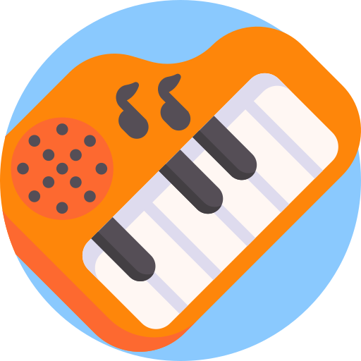 Keyboard Detailed Flat Circular Flat icon
