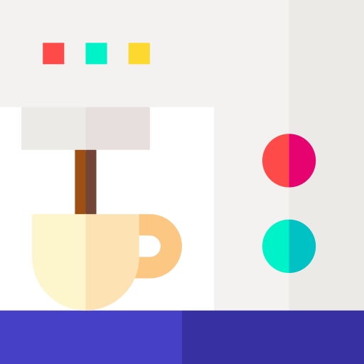 maquina de cafe Basic Straight Flat icono