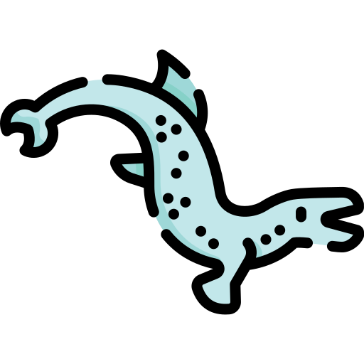 basilosaurus Special Lineal color icono