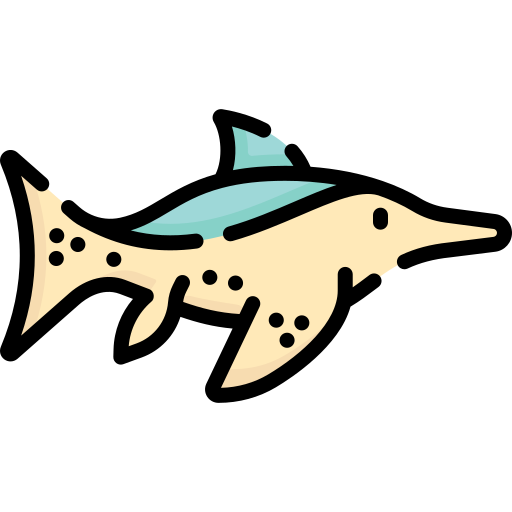 ichthyosaurus Special Lineal color icon