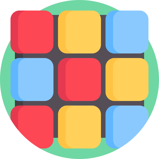 Rubik Detailed Flat Circular Flat icon