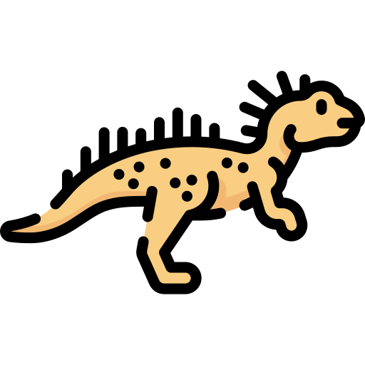 allosaurus Special Lineal color icon