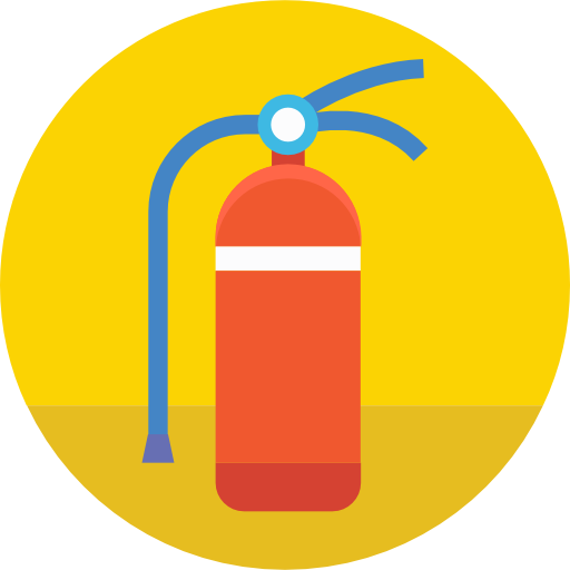 extintor de incendios Prosymbols Flat icono
