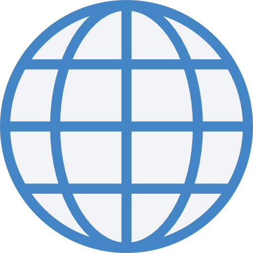 wereldwijd Prosymbols Flat icoon