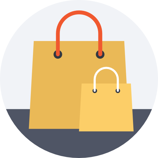 Shopping bags Prosymbols Flat icon
