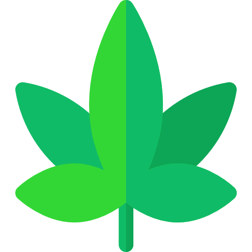 marijuana Basic Rounded Flat icono