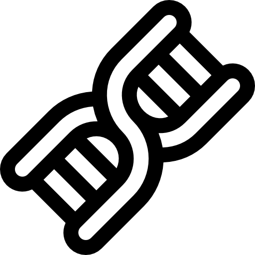 adn Basic Rounded Lineal Icône