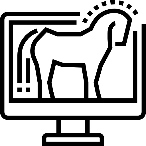 Троян Detailed Straight Lineal иконка