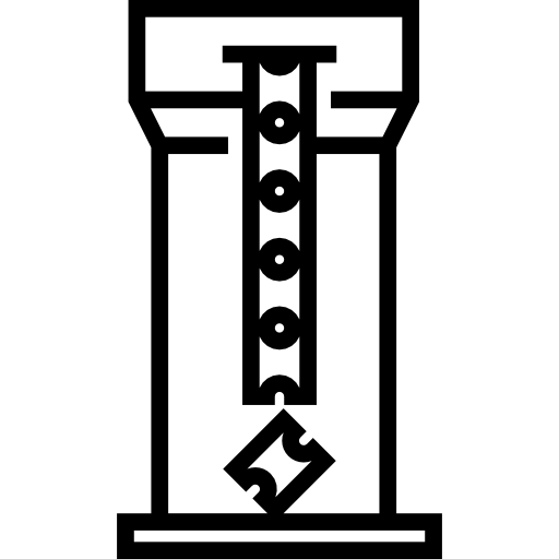 매표기 Detailed Straight Lineal icon