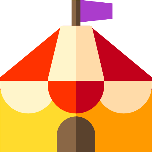 duży namiot Basic Straight Flat ikona