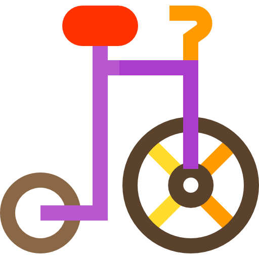 vélo Basic Straight Flat Icône