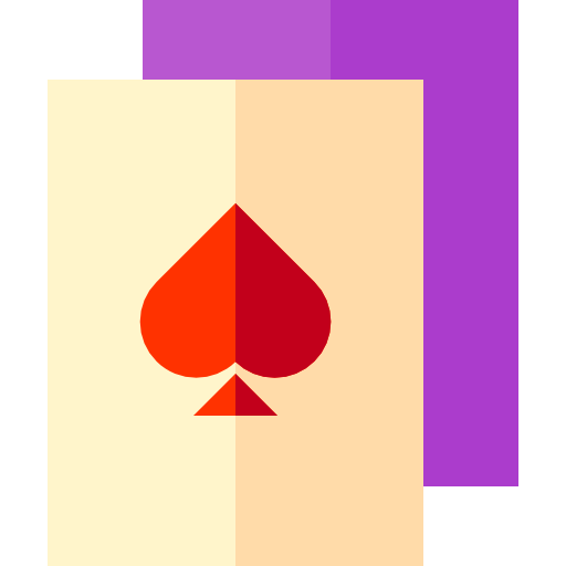 카드 놀이 Basic Straight Flat icon