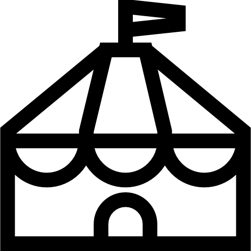chapiteau Basic Straight Lineal Icône