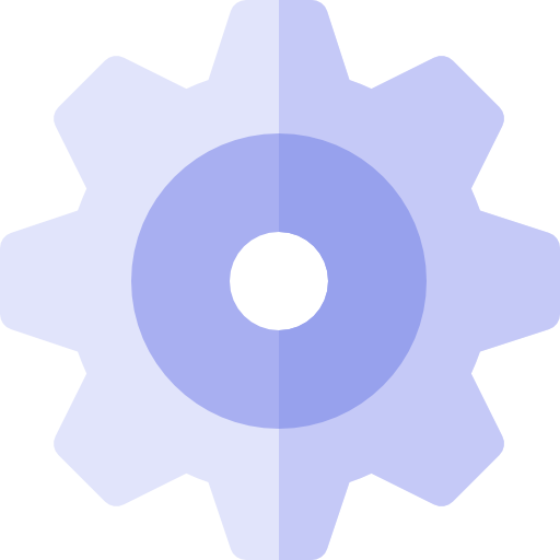 Gears Basic Rounded Flat icon
