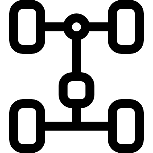 シャーシ Basic Rounded Lineal icon