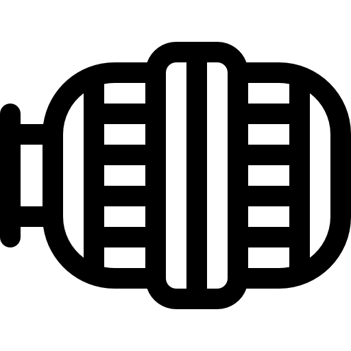 silnik Basic Rounded Lineal ikona