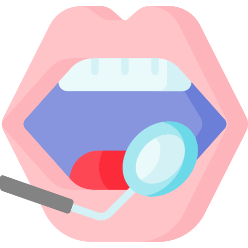chequeo dental Special Flat icono