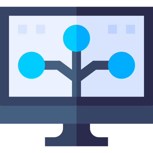 Bioinformatics Basic Straight Flat icon