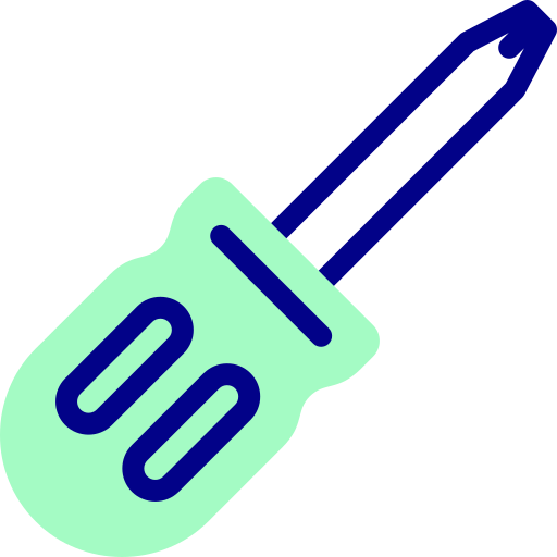 Screwdriver Detailed Mixed Lineal color icon