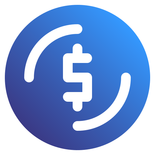 コイン Generic Flat Gradient icon