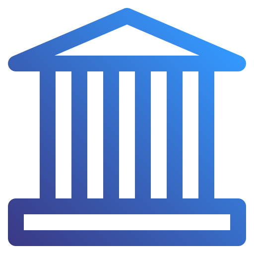 은행 Generic Gradient icon