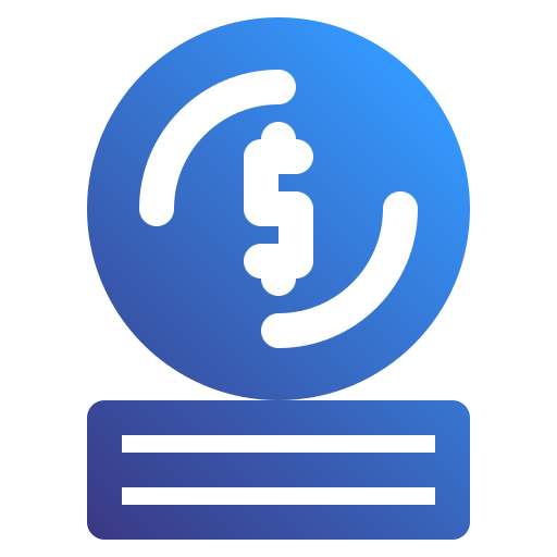 コイン Generic Flat Gradient icon