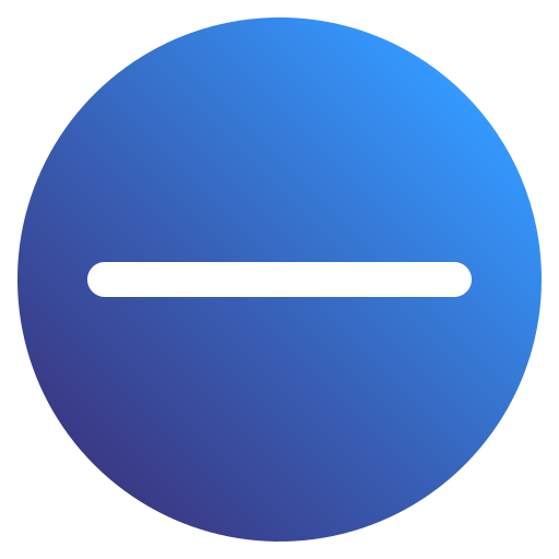 min-knop Generic Flat Gradient icoon
