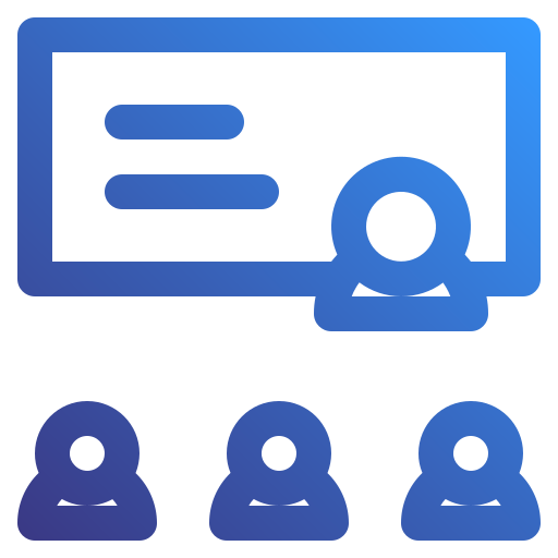 Presentation Generic Gradient icon