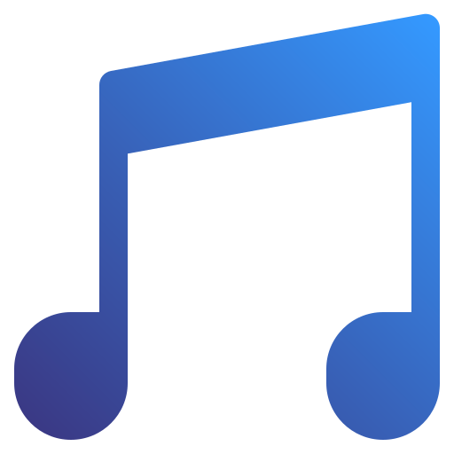 Music Generic Flat Gradient icon