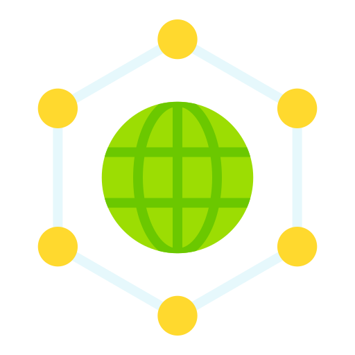 globales netzwerk Good Ware Flat icon