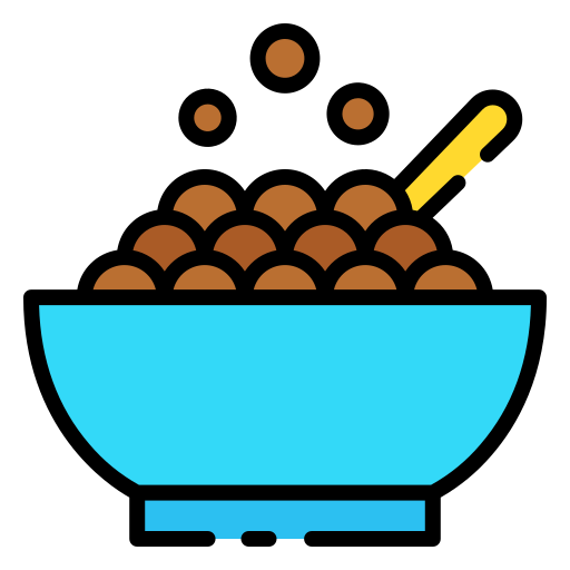 Cereal Good Ware Lineal Color icon