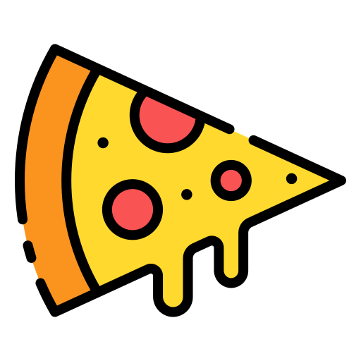 pizza stück Good Ware Lineal Color icon