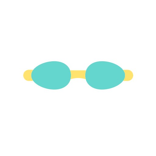 okulary do pływania Good Ware Flat ikona