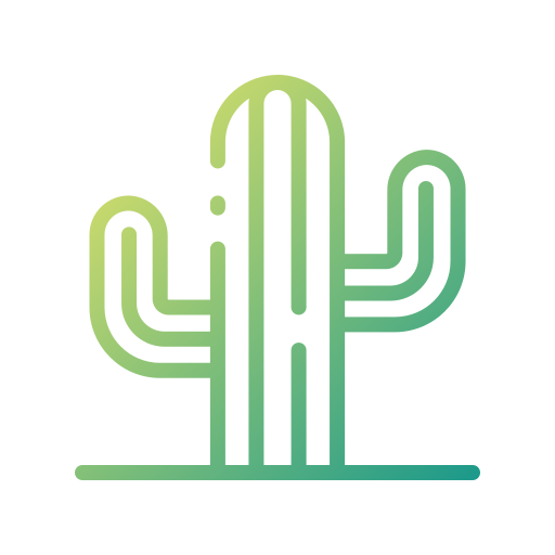 cactus Good Ware Gradient Icône