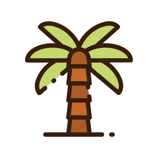 palmeras Good Ware Lineal Color icono